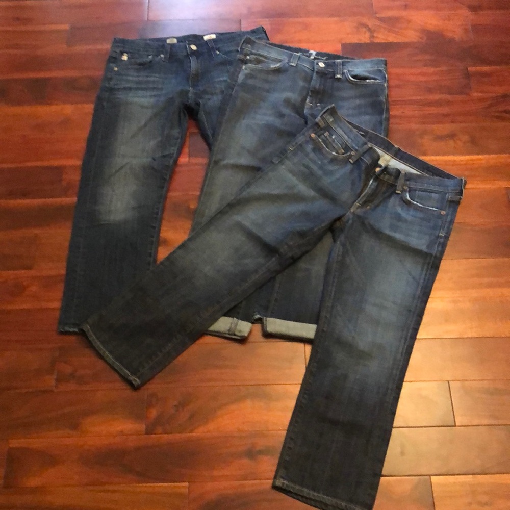 3 Paris designer jean crop